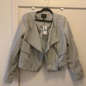 Jessica Simpson faux leather textured jacket